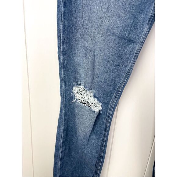 PAIGE Verdugo Ankle Skinny Jeans Jules Destructed‎ Worn Away Hem Size 26 - Picture 5 of 13